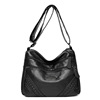 Universal capacious fashionable one-shoulder bag for mother, for middle age