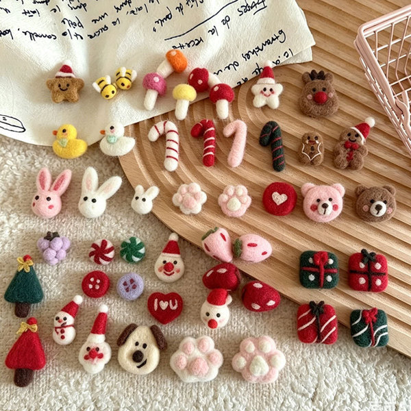 Christmas wool felt