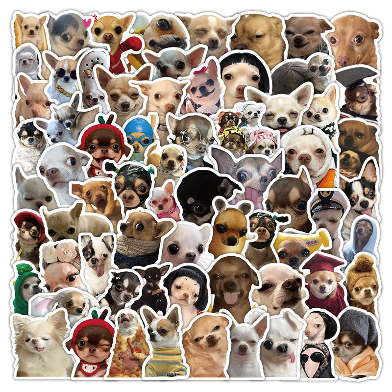 80 Realistic Chihuahua Stickers, Abstract Cute Little Animals, Decorative Hand Ledger Storage Box, Waterproof Manufacturer Wholesale 80 Realistic Chihuahua Stickers, Abstract Cute Little Animals, Decorative Hand Ledger Storage Box, Waterproof Manufacturer Wholesale