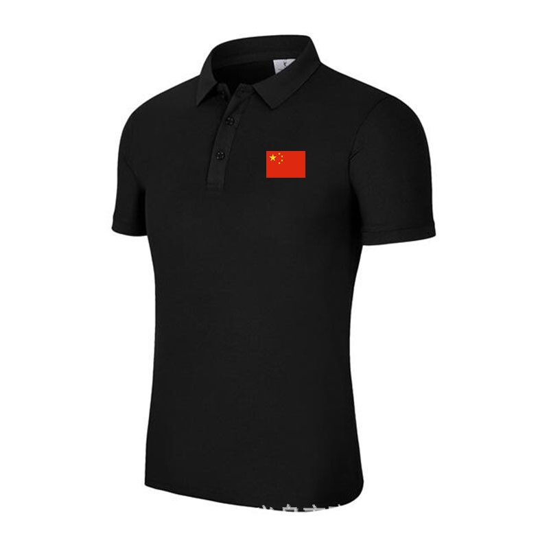 Chinese National Team Casual Short-Sleeved National Uniform Polo Shirt Taekwondo Table Tennis Martial Arts Coach Training Uniform Customization