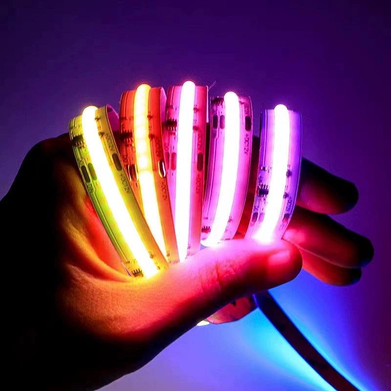 Симфония COB лампа с 720 светодиодами, программируемая лампа с LED, 24V RGB, полноцветный эффект бегущей воды, вывеска