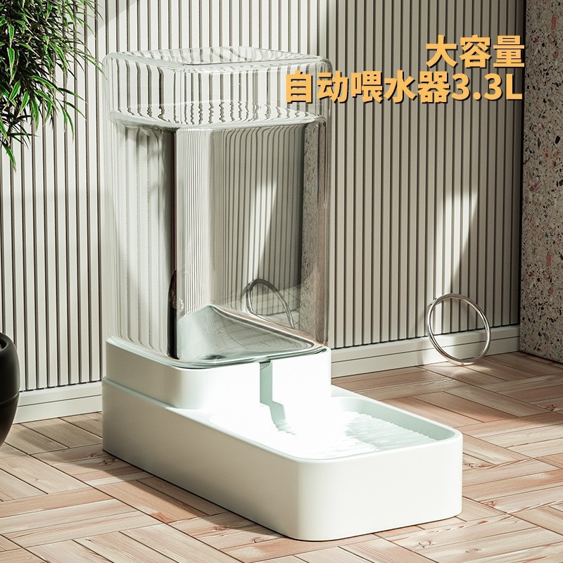 Alimentador automático para mascotas gato dispositivo para beber perro tazón mediano perro cuenca de alimentación de agua combinación grano Cubo de almacenamiento