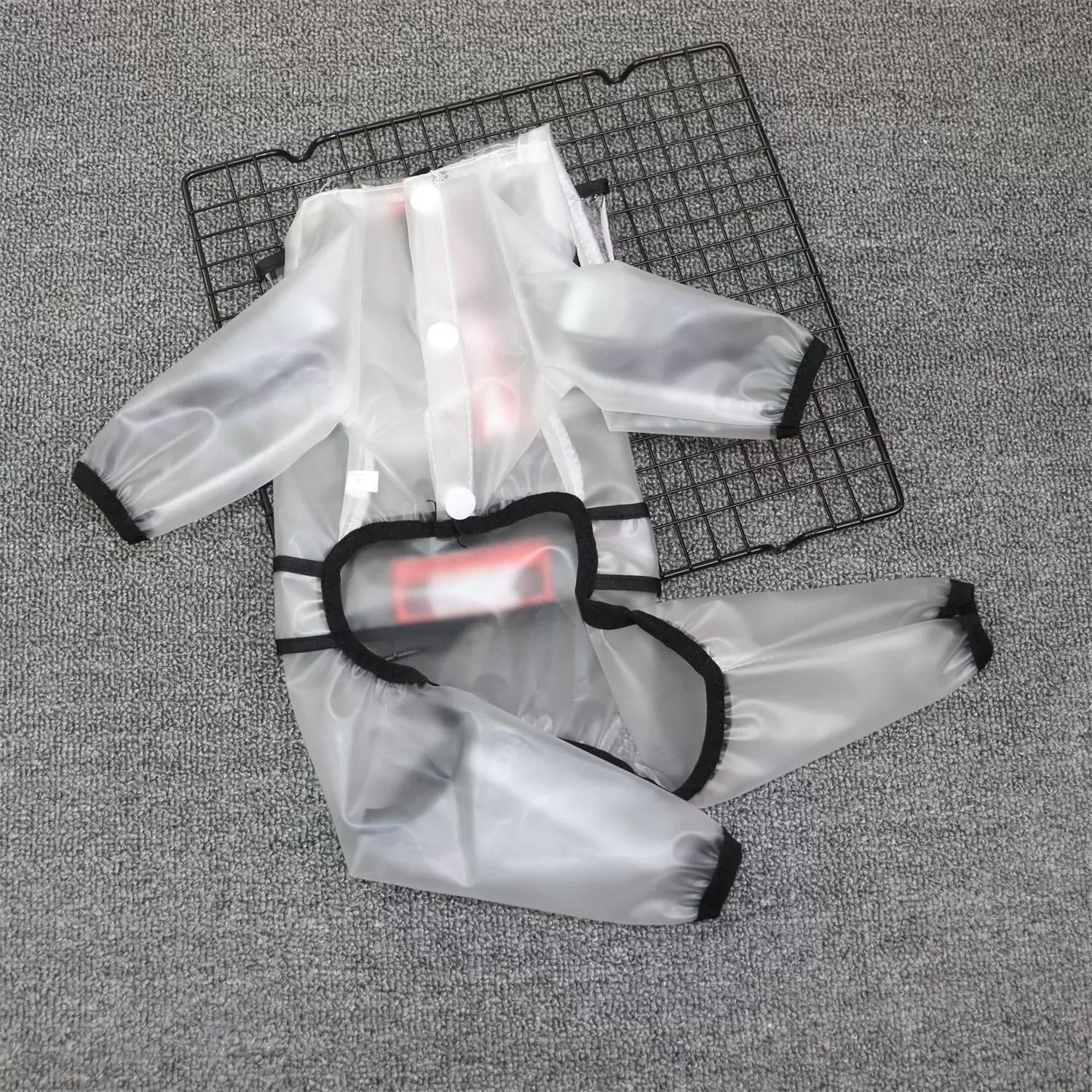 Четырехногий плащ для собак, водонепроницаемый, «все включено», Тедди Бишон, одежда для домашних животных, одежда для маленьких и средних собак, щенков, прозрачное матовое пончо