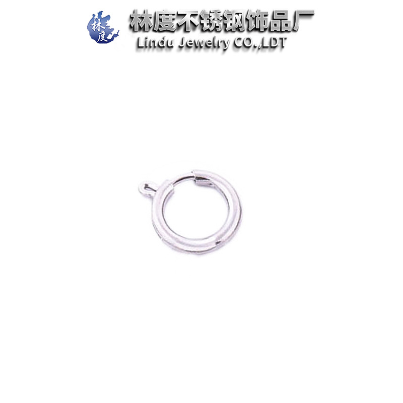 ステンレスの弓のボタン316のスプリングのネックレスのブレスレットの水の泡はdiyのアクセサリの丸い型を掛けます。