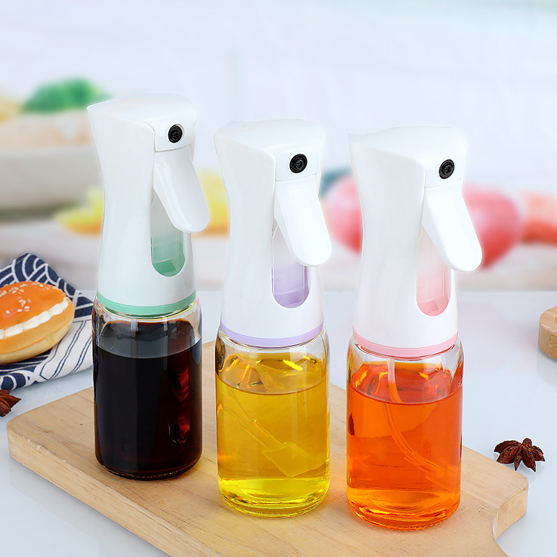 オイル噴射ポット噴霧化食用油噴霧瓶空気揚げ鍋噴射瓶キッチンガラスオリーブオイル噴霧瓶霧状|undefined