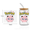 Pokémon Pikachu series UV DTF transfer crystal label cup sticker
