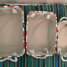 清仓厂家代发帆布动物印花整理盒收纳筐北欧跨境ins拍摄道具收纳