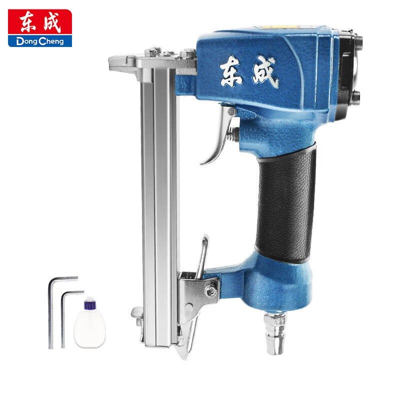 Dongcheng pistolas de clavos neumáticas FF02 - 1013J mano antideslizante U máquina de clavos herramientas neumáticas pistolas especiales de carpintería