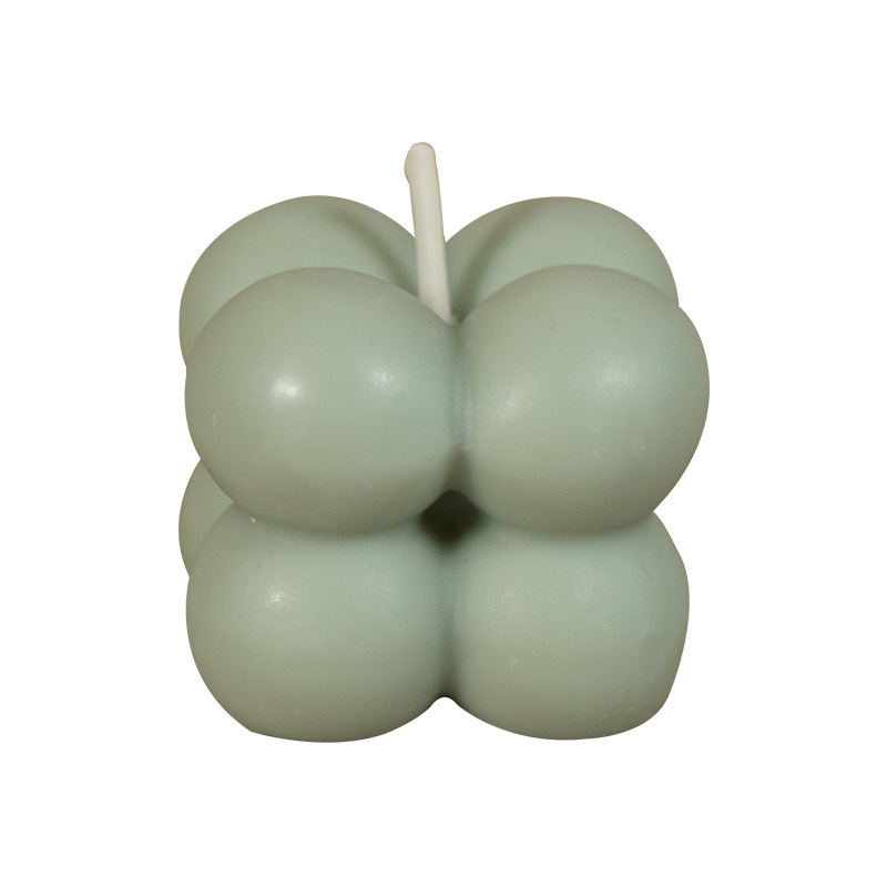 Pequeño Cubo de aromaterapia vela creativa pequeño regalo hecho a mano decoración del hogar Accesorios de tiro pequeño cubo vela