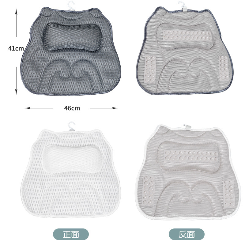ソースメーカー独自の著作権バス枕新製品ネックプロテクター厚みのあるバスルーム3d4d5d通気性のある滑り止めバス枕|undefined