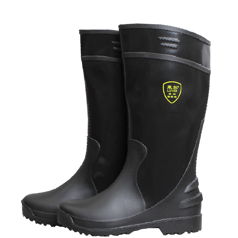莱尔PVC工矿长筒雨靴防化安全靴 厨房医院耐油耐酸碱劳保鞋防水鞋