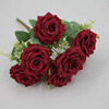 Simulation Flower 7 Ostin Rose Pink Peony Wedding Prople