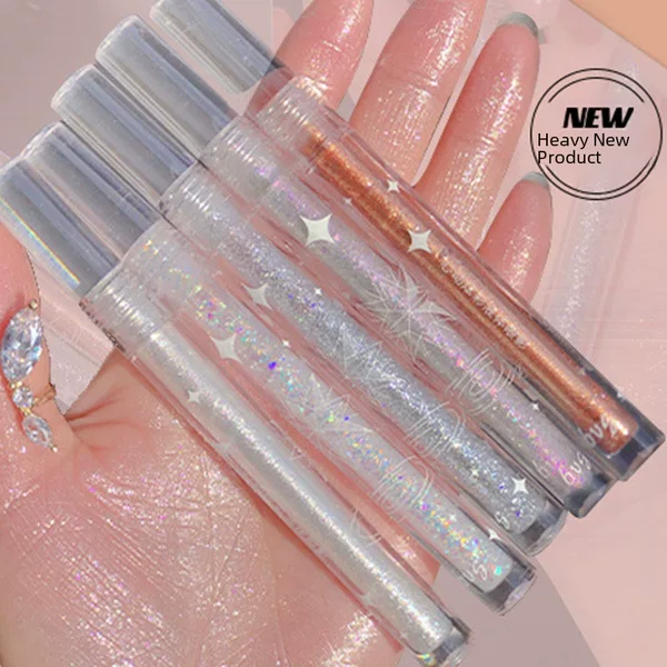 Bvg Liquid Eye Shadow Polarized Flash Highlight Brightening Lying Silkworm Tear Eye Makeup Waterproof Monochrome Pearlescent Diamond Eye Shadow Liquid