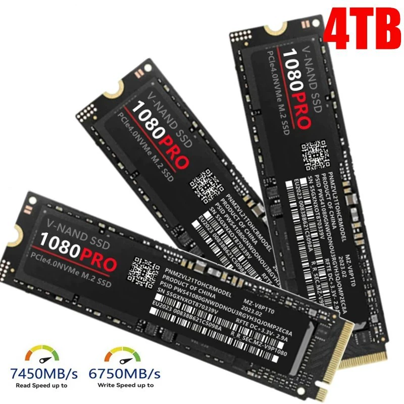 Кросс-бордер специальная поставка скоростной M2 жесткий диск 1080PRO твердотельный NGFF-NVMe расширение емкости 4ТB 2ТB 1ТB