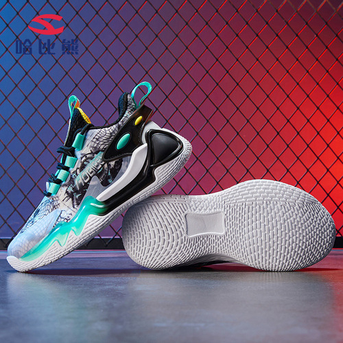 Hapi Bear Children's  Spring New Basketball Shoes, Breathable Fabric, for Middle Kids (Boys), Trendy Shoes, Drop Ship One Piece