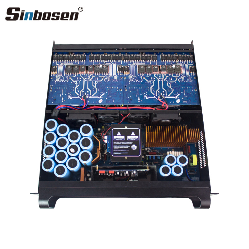 Amplificador Digital de cuatro canales 4x2350W de alta potencia line array DSP control de la computadora amplificador de potencia profesional