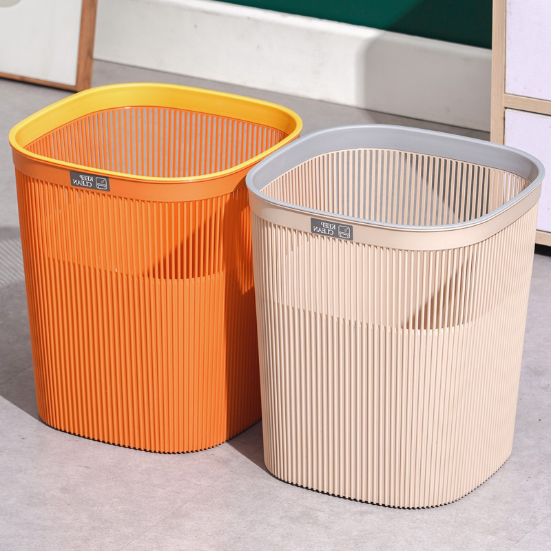Square Trash Can Large Capacity Oversized Cute Kitchen Living Room Bedroom Office Dormitory Thickened Hollow Paper Basket Square Trash Can Large Capacity Oversized Cute Kitchen Living Room Bedroom Office Dormitory Thickened Hollow Paper Basket