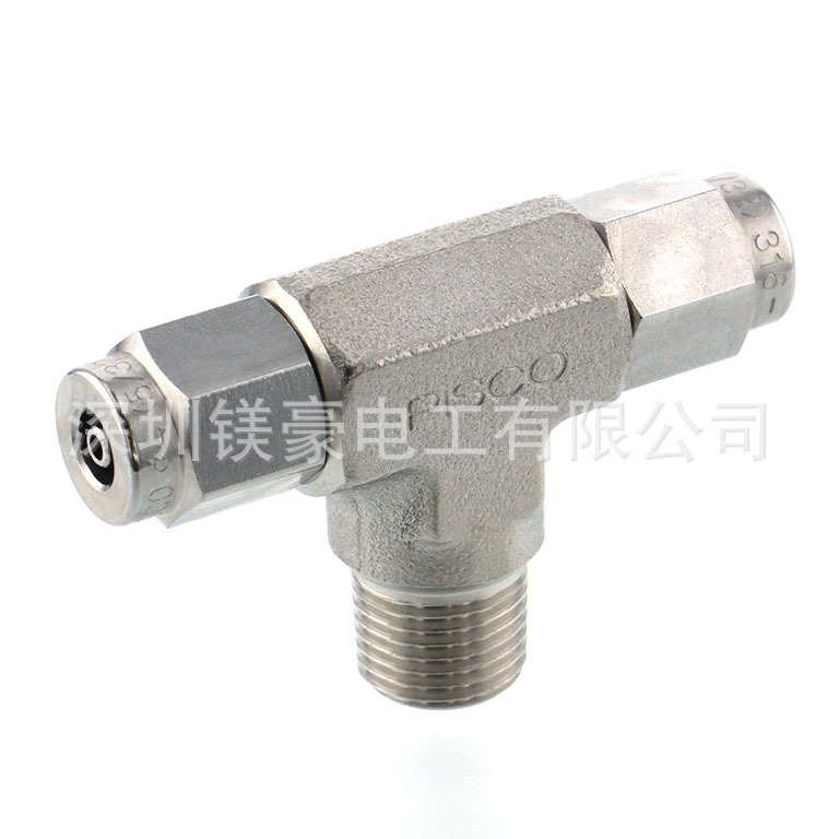 日本原装PISCO碧士克/三通歧管/不锈钢压合接头NSB系列NSB1290-02