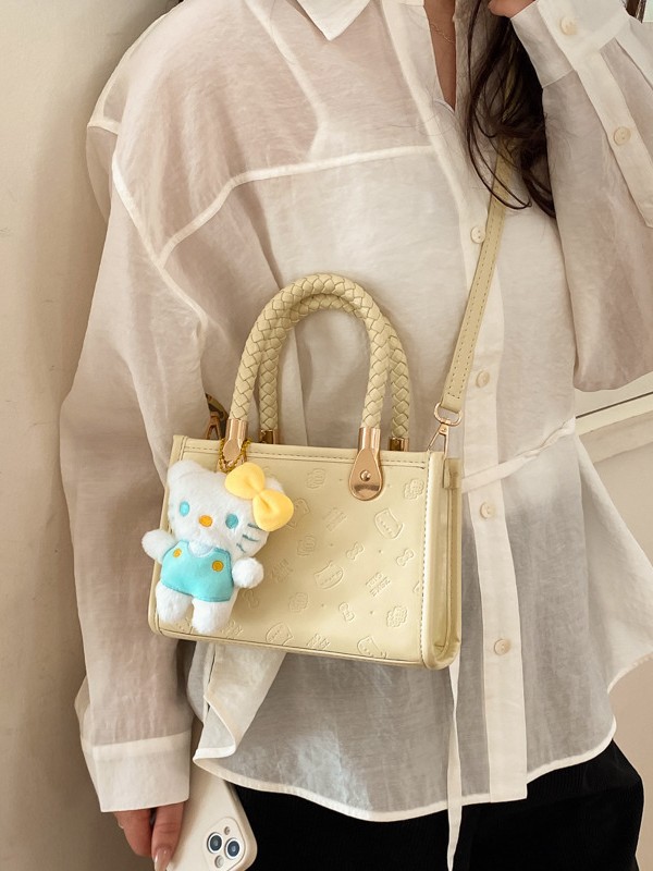 Bolsa de textura 2026 primavera y verano nueva bolsa de hombro de moda para mujeres lindas bolsas de mano relieve