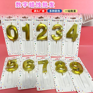 Spot Supply Birthday Digital Candle Party Party Decoration Candle Cake Baking Creative Birthday Candle