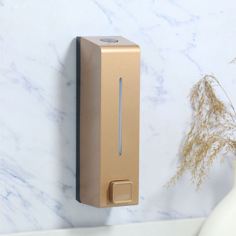 ABS樹脂製600ml手動式ソープディスペンサー壁掛け式ホテル用ハンドソープディスペンサー|undefined