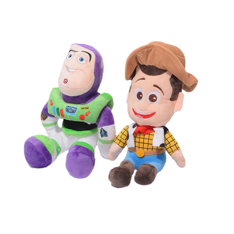 跨境热销玩具3总动员牛仔人太空人胡迪巴斯光年毛绒玩具玩偶公仔