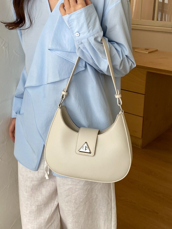 Bolsas para mujeres 2026 nuevo nicho francés de estilo transfronterizo bolsas de media luna alta sensación de lujo ligero viaje al trabajo bolsas de hombro bajo la axila image 3