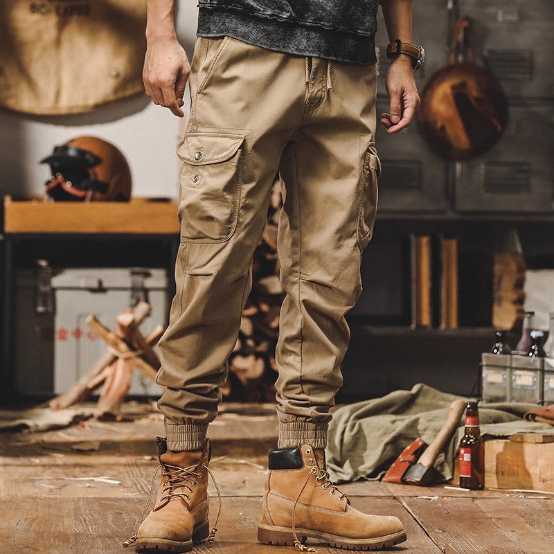 American Style Retro Thickened Work Pants Men's Autumn and Winter 2025 New Style Outdoor Tactical Casual Pants with Zipper