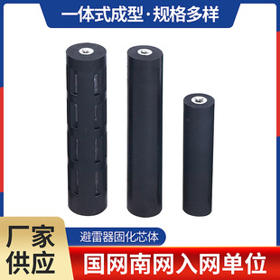 Manufacturers supply zinc oxide resistor arrester curing core group silicone insulation jacket arrester core accessories
