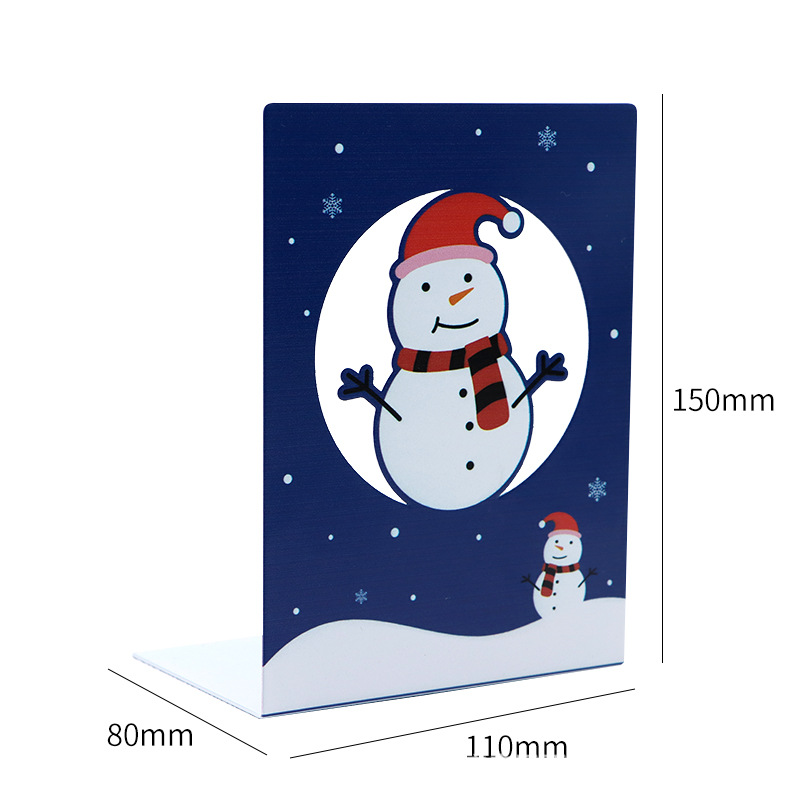 Libro de metal con forma hueca, estante de almacenamiento de libros para estudiantes creativos, libro de oficina de escritorio, personalización al por mayor de soportes para libros