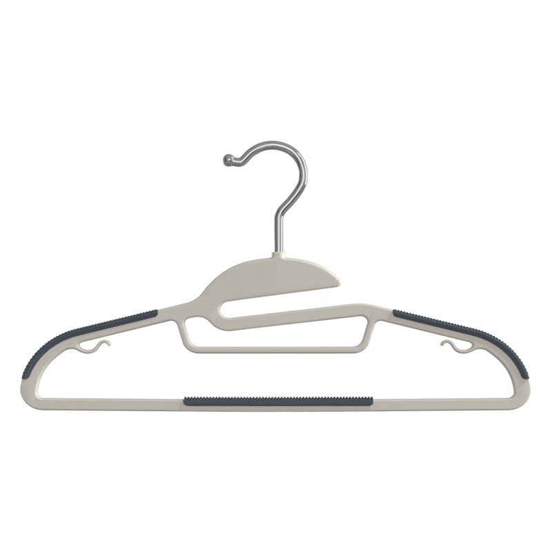 Colgador de ropa antideslizante sin costuras anti-hombro esquina percha de ropa armario Almacenamiento y acabado pescado boca percha fábrica al por mayor