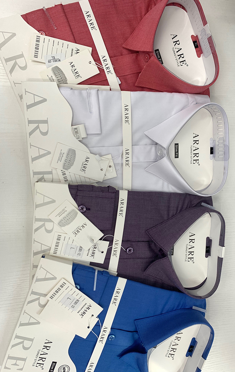 Men's Clothing Long Sleeve Cotton Shirt White Wrinkle Free Spring Business Casual Regular Fit Summer Versatile Elegant Shirt_viptrois.com