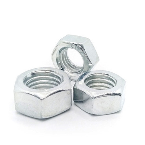 Factory price sales 4.8 grade galvanized hexagonal nut GB52 external hexagonal screw cap M2M3M4M5M6M8-M24