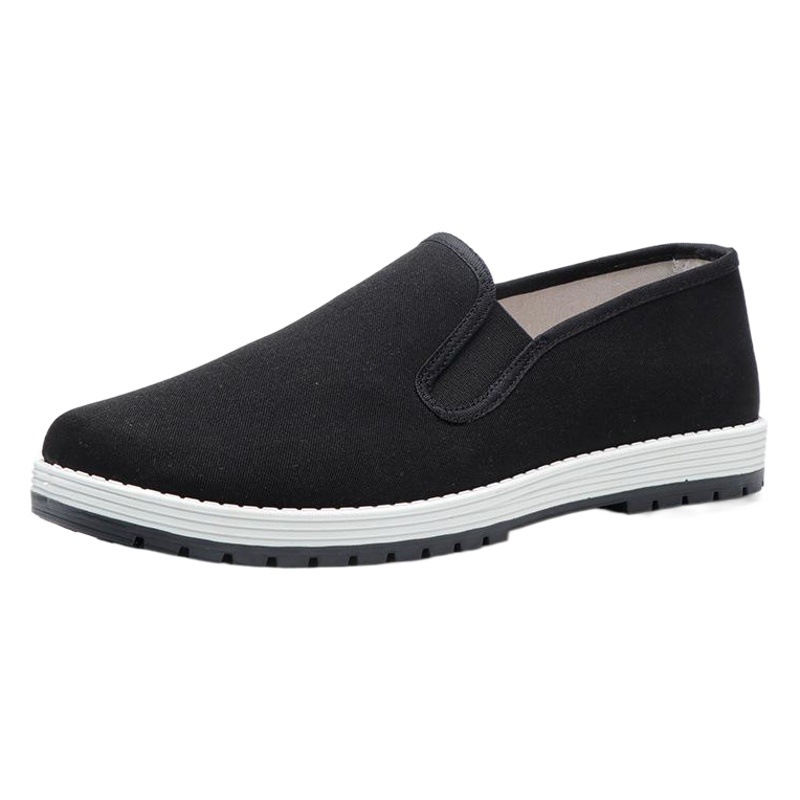 Jihua 3515 Old Beijing Cloth Shoes for Men, Breathable, Wear-Resistant, Casual, Round-Toe, Shock-Absorbing, Cotton, Versatile, Lightweight, Spring and Autumn Style