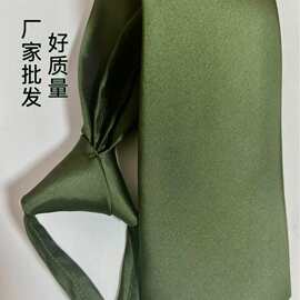 学校军训绿色领带仪仗队乐队专用拉链领带免打简洁厂家批发