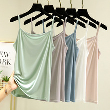莫代尔吊带背心女夏季薄款内搭无袖打底大码宽松胖mm外穿显瘦上衣