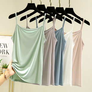 Modal suspender vest for women in summer thin inner sleeveless base large size loose fat mm slim top