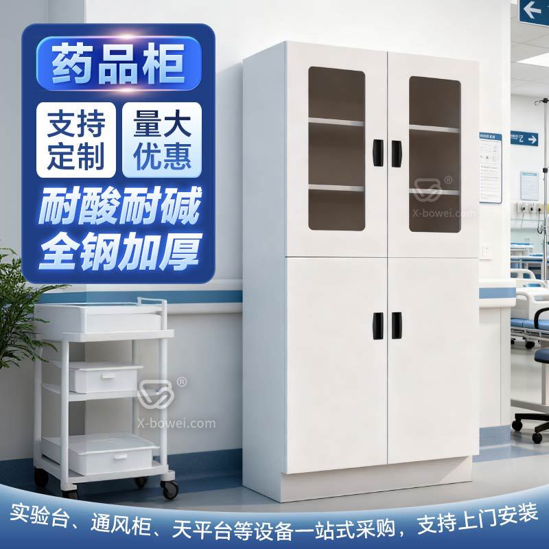 Laboratory All-Steel Medicine Cabinet, Utensil Cabinet, Chemical Reagent Cabinet, Sample Storage Cabinet, Corrosion-Resistant, Acid and Alkali-Resistant Laboratory All-Steel Medicine Cabinet, Utensil Cabinet, Chemical Reagent Cabinet, Sample Storage Cabinet, Corrosion-Resistant, Acid and Alkali-Resistant