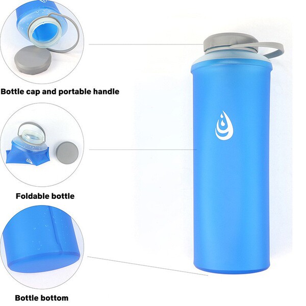 Sports off-road handheld folding teapot