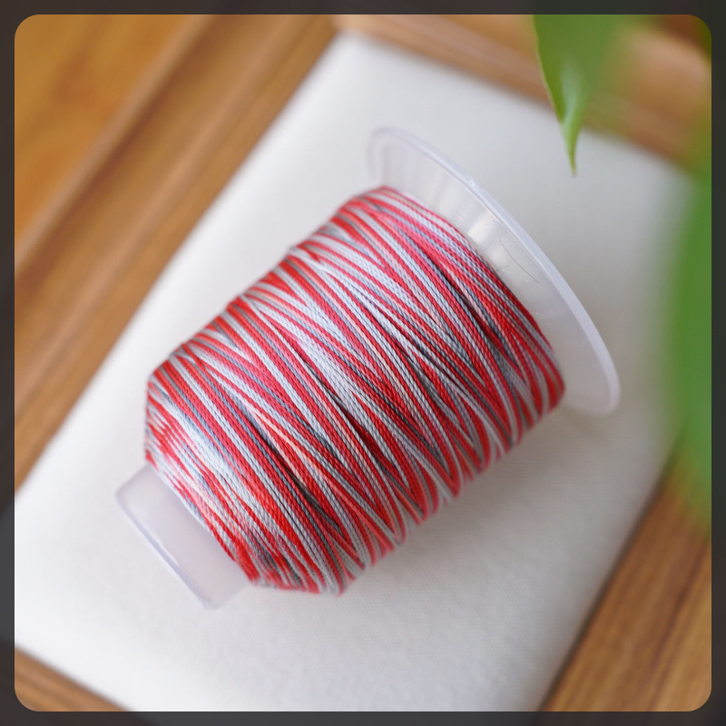 【段染线大卷 】12股18股五彩线绳编织线五色线手工编绳线材