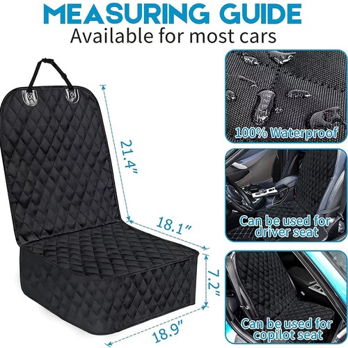 Pet Co-Pilot Seat Cover Anti-Dirt Waterproof Rear Seat Dog Car Mat Car Seat Protection Dog Seat Cover