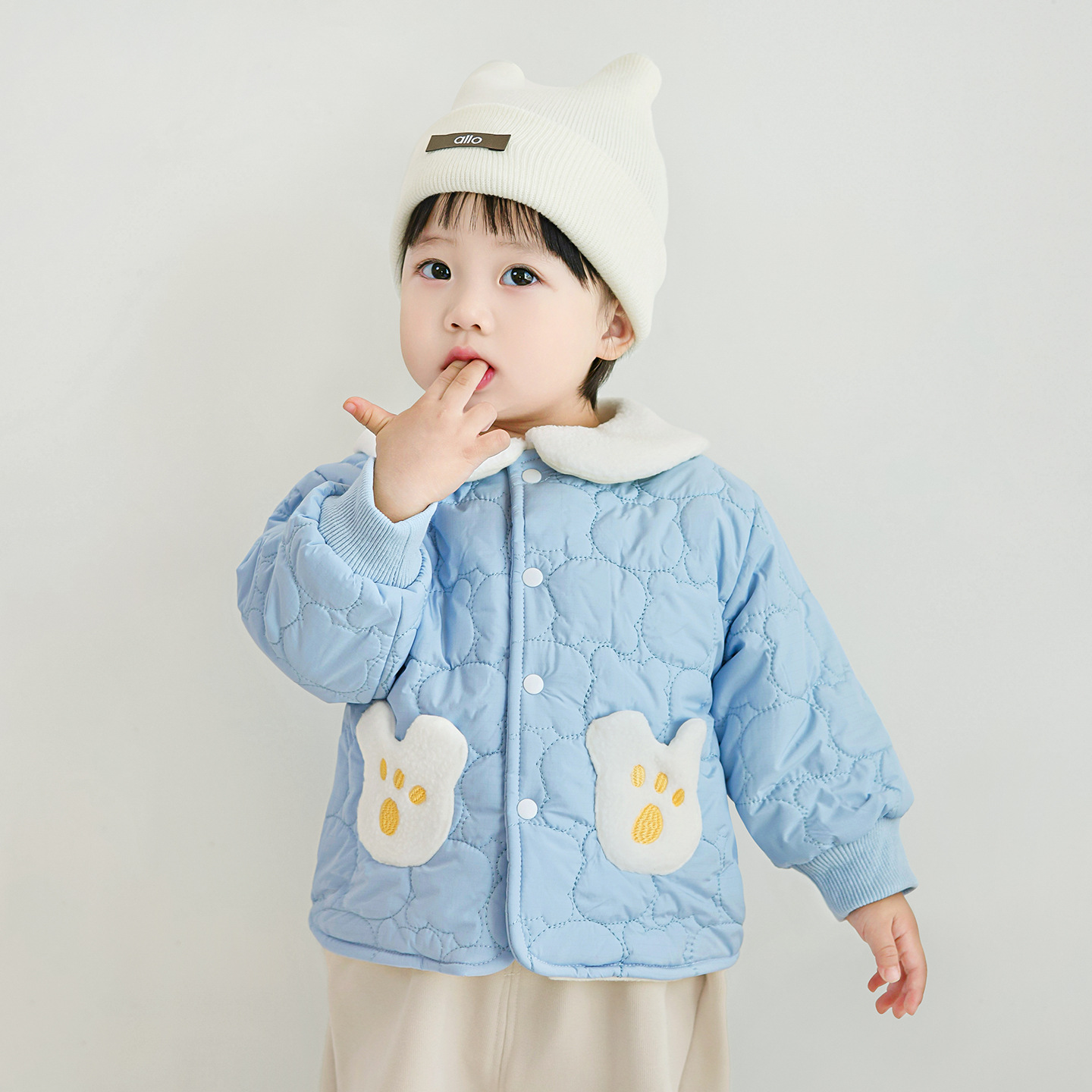 Chaqueta de algodón para bebés otoño y invierno chaqueta de algodón caliente para niños chaqueta de invierno chaqueta de algodón para niñas chaqueta de algodón para bebés chaqueta de algodón