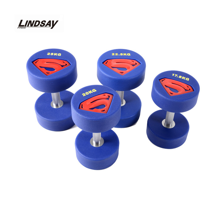 Manufacturer Wholesales Cpu Round Steel Fixed Superman Barbell, Can Be Used as a Commercial Barbell in Gyms