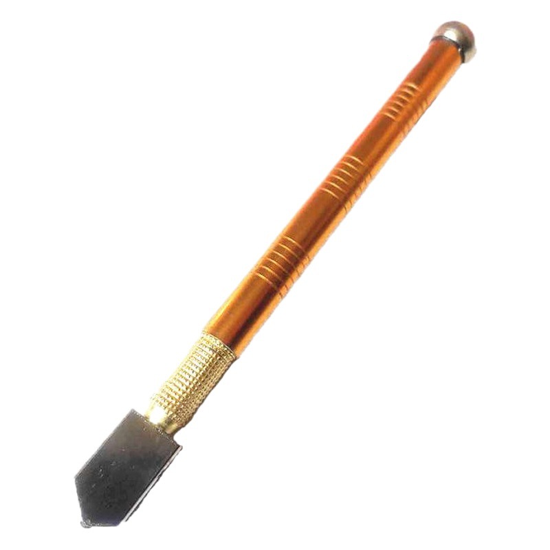 Fábrica al por mayor rodillo cortador de vidrio metal penholder diamante cortador de vidrio herramienta de corte de vidrio