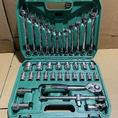 150-Piece Auto Repair Tool Mühərrik tənzimləmə alətləri - 37-piece-set-of-24-teeth-for-home-use