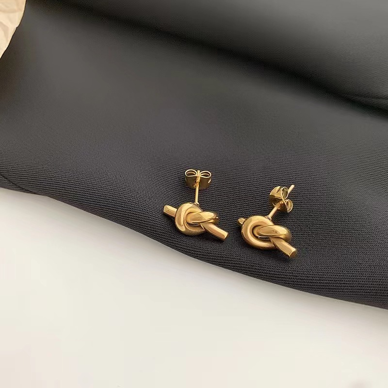 Fashion Geometric Titanium Steel Plating Earrings 1 Pair