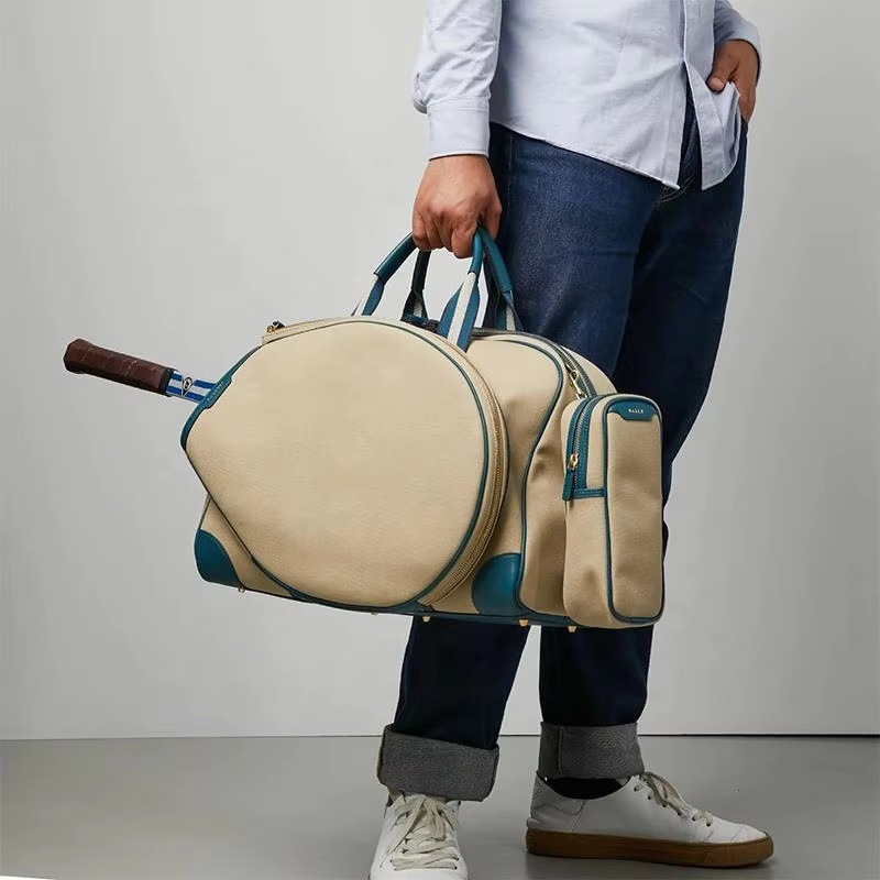 Bolsa de tenis de doble hombro al aire libre bolsa de raqueta deportiva de hombro de tramo inclinado mochila ligera bolsa de bádminton image 3