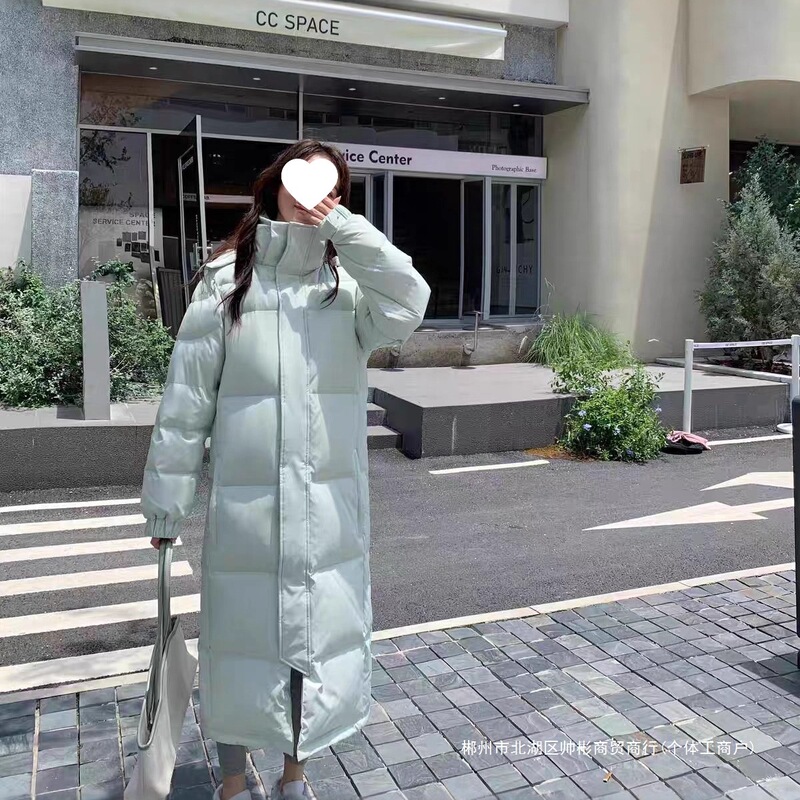 Cross-Border Liangshi Autumn Same Style down Jacket for Men and Women, Extra Long over the Knee, Thickened Winter 2025 New Couple Loose Style Cross-Border Liangshi Autumn Same Style down Jacket for Men and Women, Extra Long over the Knee, Thickened Winter 2025 New Couple Loose Style
