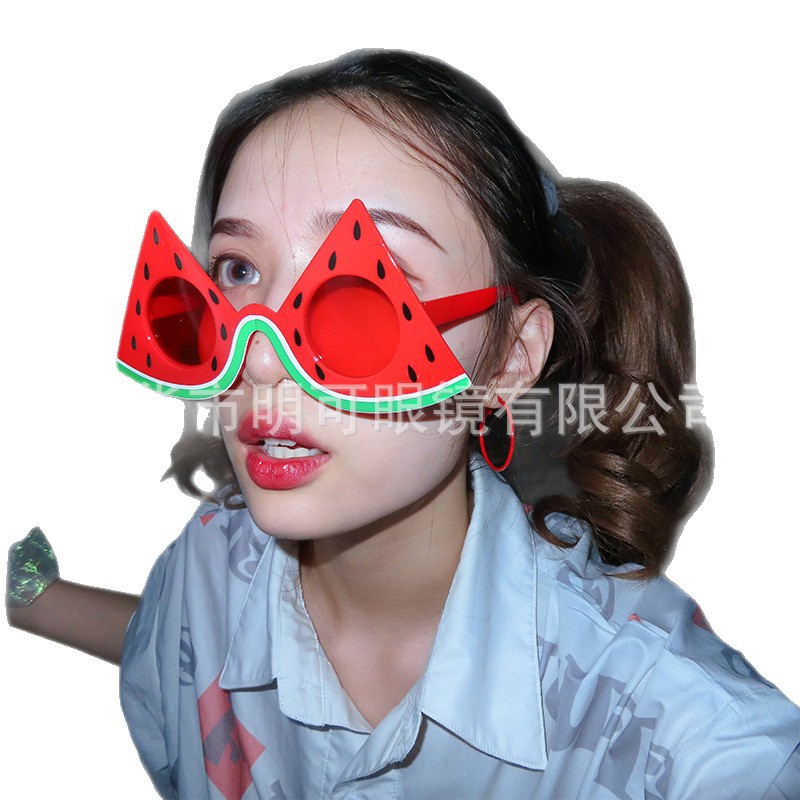 Gafas Decorativas de Sandía para Fiesta de ABS para Playa y Fiestas de Verano