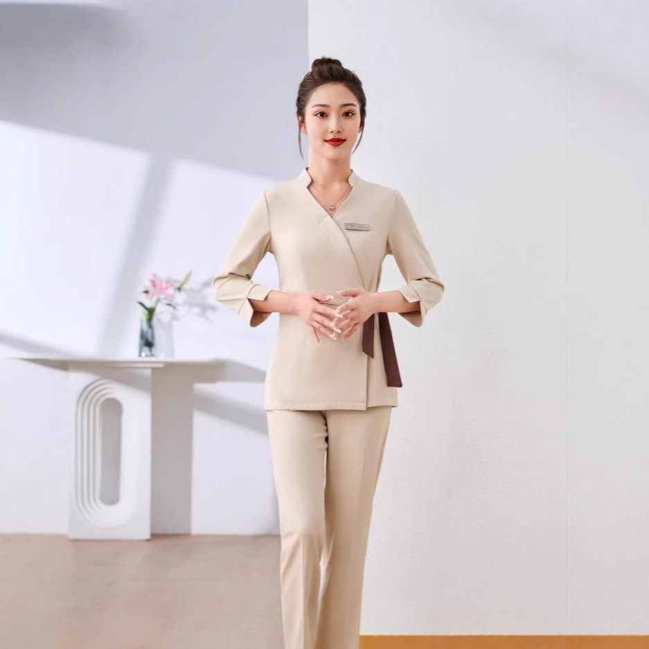 厂家批发医美整形牙科皮肤管理养生按摩会所采耳理疗师制服